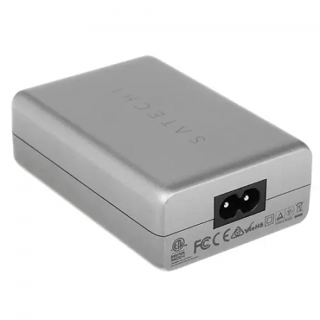 Сетевое зарядное устройство SATECHI 100W USB-C PD Compact Charger- EU (ST-TC100GM-EU) серый