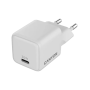 Сетевое зарядное устройство CANYON charger CU20C GaN 20W 1xPD EU (CNS-CUW20C) белый