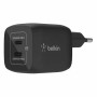 Сетевое зарядное устройство BELKIN 45W USB-C PD WALL CHARGER WITH PPS (WCA013KQBK) черный