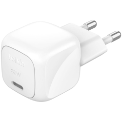 Сетевое зарядное устройство BELKIN 30W USB PD Wall Charger with PPS (WCA008KQWH) белый