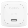 Сетевое зарядное устройство BELKIN 30W USB PD Wall Charger with PPS (WCA008KQWH) белый