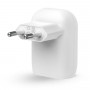 Сетевое зарядное устройство BELKIN 30W USB PD Wall Charger with PPS (WCA008KQWH) белый