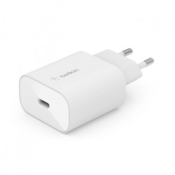 Сетевое зарядное устройство BELKIN 25W USB-C PD WALL CHARGER WITH PPS (WCA012KQWH) белый