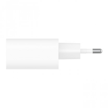 Сетевое зарядное устройство BELKIN 25W USB-C PD WALL CHARGER WITH PPS (WCA012KQWH) белый