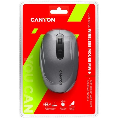Мышь беспроводная CANYON MW-9 (CNS-CMSW09DG) темно-серый
