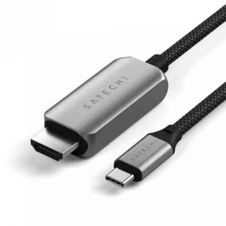 Кабель USB-C to HDMI SATECHI ST-YH8KCM черный