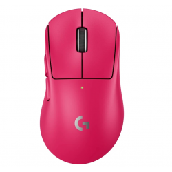 Мышь беспроводная + проводная Logitech PRO X SUPERLIGHT 2 DEX (910-007373) розовый