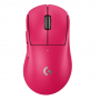 Мышь беспроводная + проводная Logitech PRO X SUPERLIGHT 2 DEX (910-007373) розовый