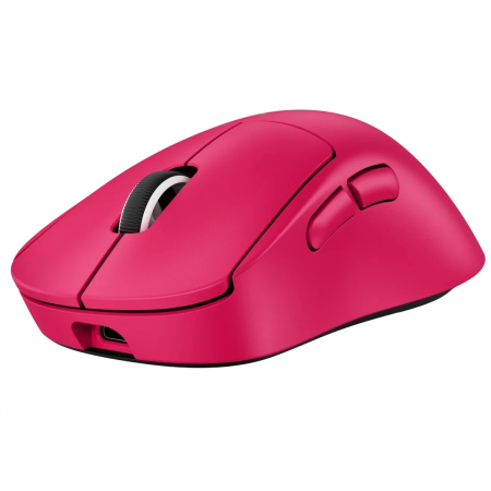 Мышь беспроводная + проводная Logitech PRO X SUPERLIGHT 2 DEX (910-007373) розовый