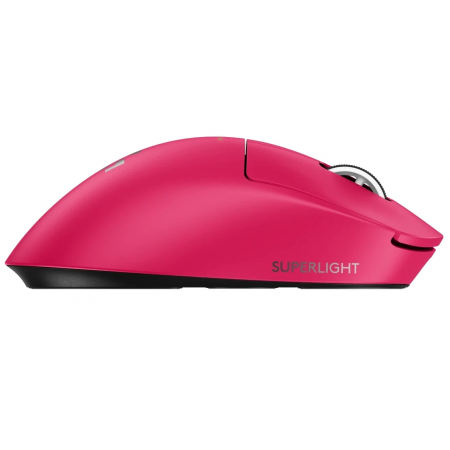 Мышь беспроводная + проводная Logitech PRO X SUPERLIGHT 2 DEX (910-007373) розовый
