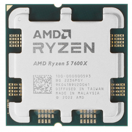 Процессор AMD Ryzen 5 7600X BOX без кулера (100-100000593WOF) серый