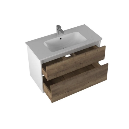 Тумба под раковину BRIZ Алберо (242 03-18080-11 00 ВЕЛ) (БЕЗ РАКОВИНЫ) коричневый