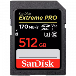 512 Гб Карта памяти SanDisk Extreme SDXC (SDSDXVV-512G-GNCIN) черный