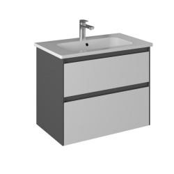 Тумба под раковину BRIZ Бари (222 03-18080-11 00 ГРФ) (БЕЗ РАКОВИНЫ) белый