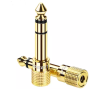 Переходник 3.5 mm jack - 6.3 mm jack UGREEN 20503 золотой