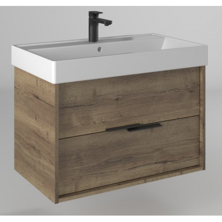 Тумба под раковину BRIZ Тесо (243 03-18080-17 00 ВЕЛ) (БЕЗ РАКОВИНЫ) коричневый