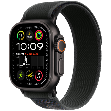 Смарт-часы Apple Watch Ultra 2 2024 GPS (MX4U3GK/A) черный (1 ремешок) 49 мм
