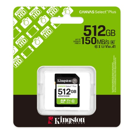 512 ГБ Карта памяти Kingston Canvas Select Plus SDXC (SDS3/512GB) черный