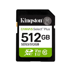 512 ГБ Карта памяти Kingston Canvas Select Plus SDXC (SDS3/512GB) черный