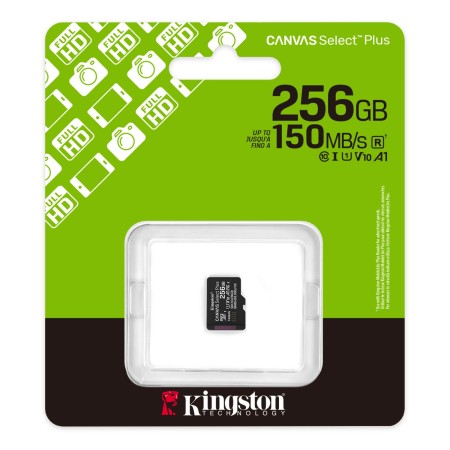 256 ГБ Карта памяти Kingston Canvas Select Plus microSDXC (SDCS3/256GBSP) черный