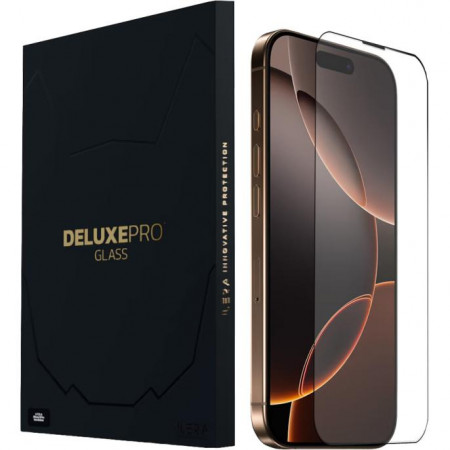 Защитное стекло iLera DeLuxe Original Glass ILFCDL16PRMAX прозрачный для экрана iPhone 16 Pro Max