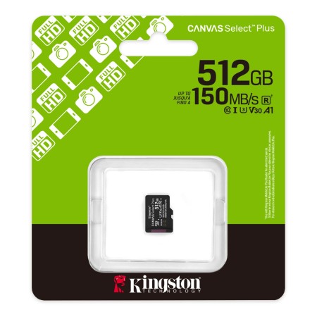 512 Гб Карта памяти Kingston Canvas Select Plus microSDXC (SDCS3/512GBSP) черный