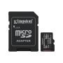 64 ГБ Карта памяти Kingston Canvas Select Plus microSDXC (SDCS3/64GB) черный + адаптер