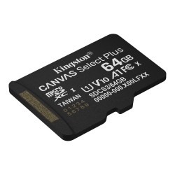 64 ГБ Карта памяти Kingston Canvas Select Plus microSDXC (SDCS3/64GBSP) черный