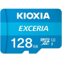 128 ГБ Карта памяти KIOXIA Exceria microSD (LMEX1L128GG2) голубой + адаптер