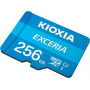 256 Гб Карта памяти KIOXIA Exceria microSD (LMEX1L256GG2) голубой + адаптер