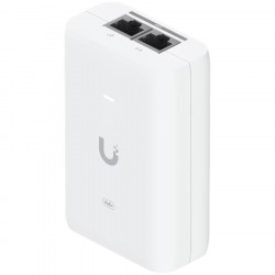 Сетевая розетка Ubiquiti UniFi UACC-PoE++-10G-EU 10G PoE++ Adapter 60W (UACC-POE-PLUSPLUS-10G-EU) 2-port RJ-45 Cat.6e белый