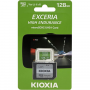 128 Гб Карта памяти KIOXIA Exceria High Endurance microSD (LMHE1G128GG2) зеленый + адаптер