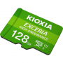 128 Гб Карта памяти KIOXIA Exceria High Endurance microSD (LMHE1G128GG2) зеленый + адаптер