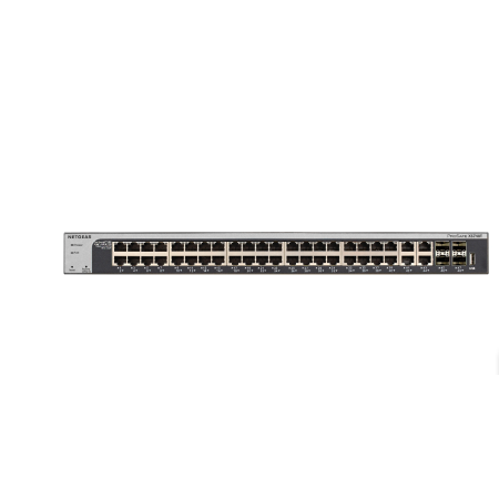 Коммутатор NETGEAR 48P 10G SMART MANAGED PRO SWITCH (XS748T-100NES) серый