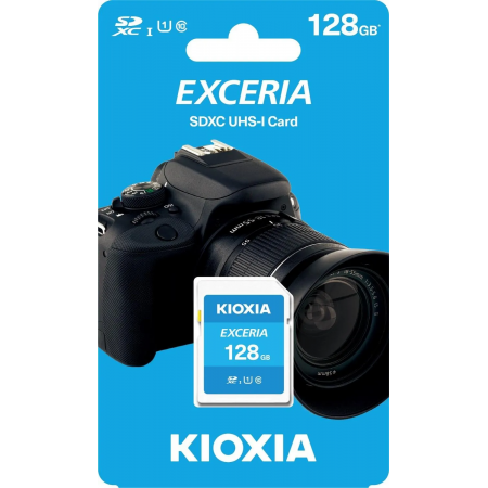 128 Гб Карта памяти KIOXIA Exceria SD (LNEX1L128GG4) белый