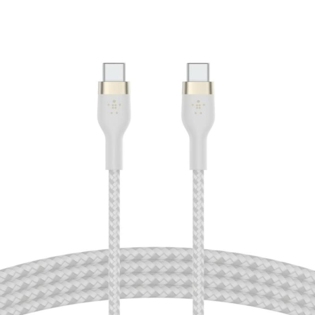 Кабель USB Type‑C – USB Type‑C Belkin BoostCharge Pro Flex (CAB011BT1MWH) 1 м белый