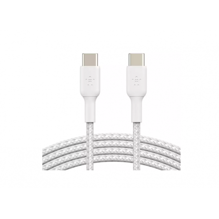 Кабель USB‑C–USB‑C 2.0 Belkin BoostCharge Pro Flex (CAB011BT1MWH) длина 1 м белый