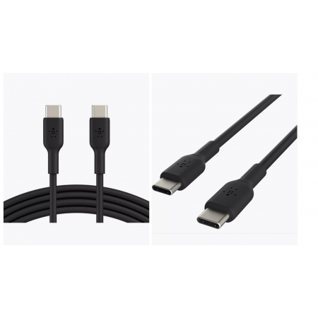 Кабель USB‑C – USB‑C 2.0 Belkin BoostCharge (CAB003BT1MBK) длина 1 м чёрный