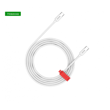 Кабель USB‑C – USB‑C 2.0 CANYON CC60AB (CND-CC60AB12W) длина 2 м белый