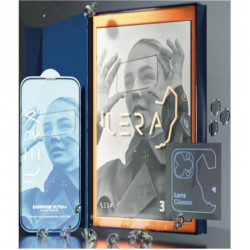Защитное стекло iLera Premium Sapphire Ultra + Corning Glass ILPRSAP16PROMX прозрачный для экрана iPhone 16 Pro Max
