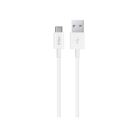 Кабель USB‑C – USB‑A 2.0 ttec AlumiCable Type‑C (2DK59B) длина 1.2 м белый