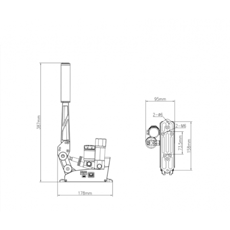 Коробка передач SIMAGIC TB-RS черный