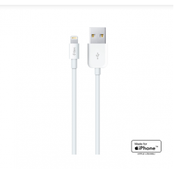 Кабель USB Type-A -Lightning ttec Lightning USB Charge/Data Cable (2DK7508B) 1 м белый