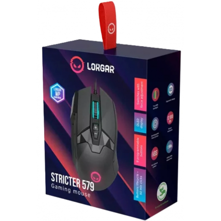 Мышь проводная LORGAR Stricter 579 (LRG-GMS579) черный
