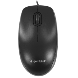 Мышь проводная Gembird MOP-200 черный