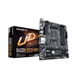 Материнская плата GIGABYTE B450M DS3H WIFI черный