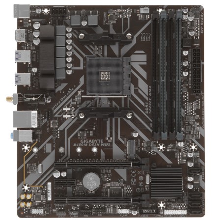Материнская плата GIGABYTE B450M DS3H WIFI черный