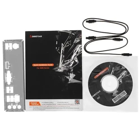 Материнская плата BIOSTAR B450MHP черный