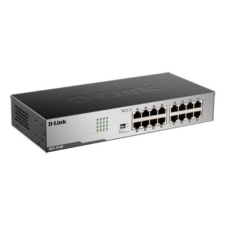 Коммутатор D-Link DES-1016D/I1A черный/серый