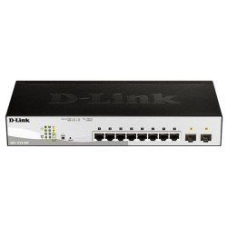 Коммутатор D-Link DGS-1210-08P (DGS-1210-08P/G3A) черный